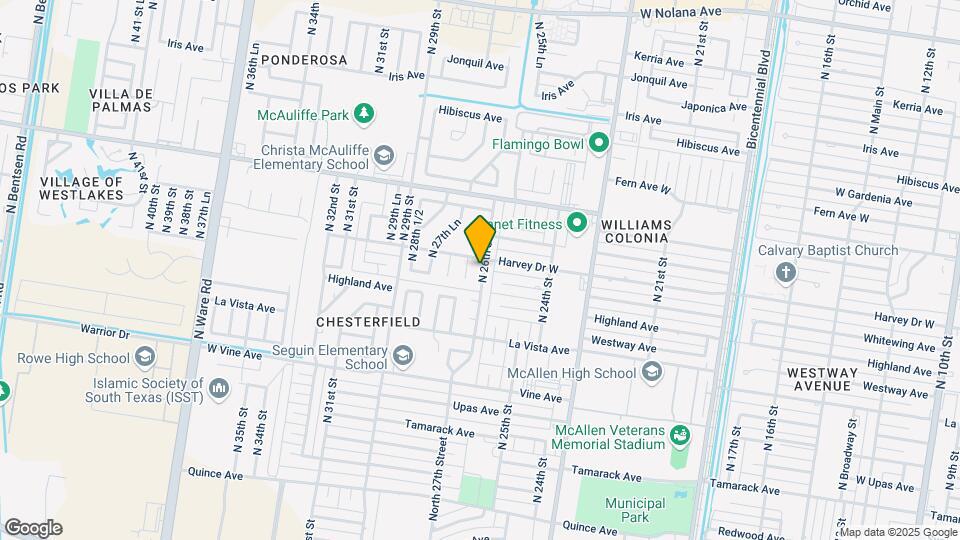 2721 N 26th St Map and Location Details