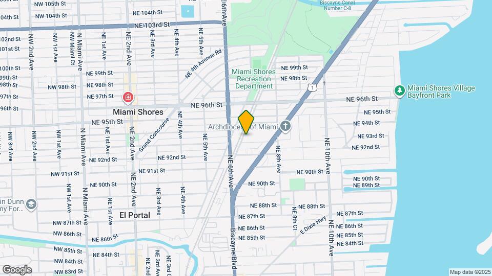 675 NE 93rd St Map and Location Details