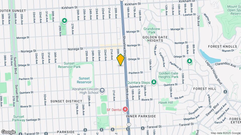 1956 20th Ave Map and Location Details