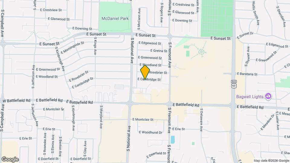 1232 E Cambridge St Map and Location Details