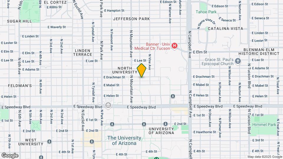 1324-1336 N Highland Ave Mapa y Detalles de la Ubicación