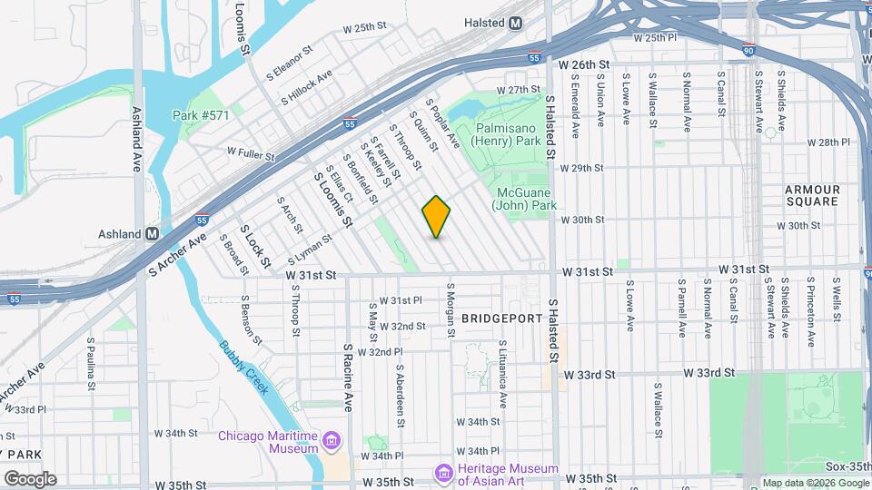 3029 S Keeley St Map and Location Details