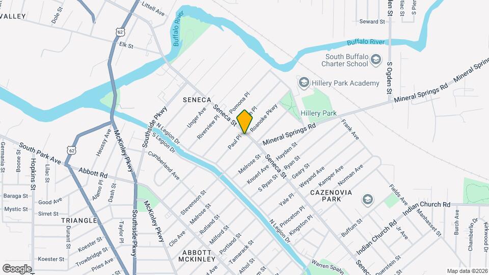 1899 Seneca St Map and Location Details