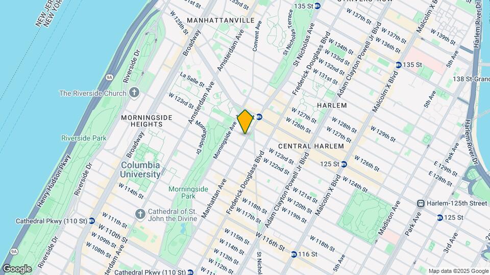 553 Manhattan Ave Map and Location Details