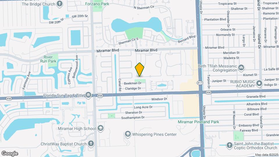 8472 SW 29th St Map and Location Details