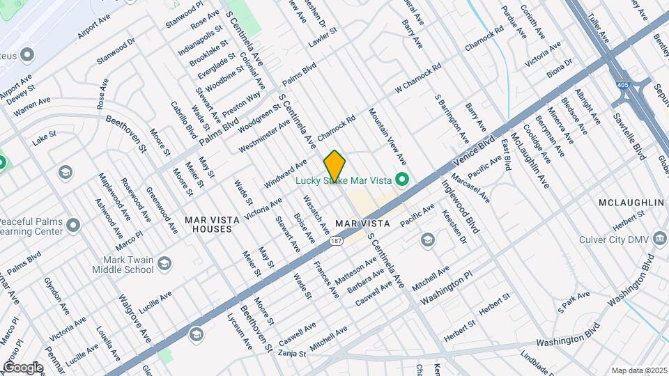 3737 S Centinela Ave Map and Location Details