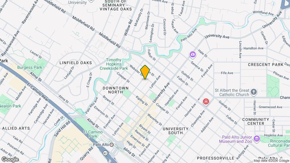 560 Everett Ave Map and Location Details