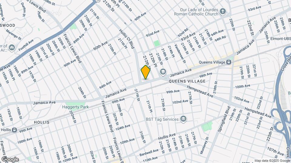 211-45 Jamaica Ave Map and Location Details
