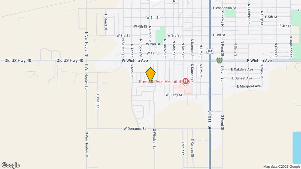 340 W Jewell St Map and Location Details