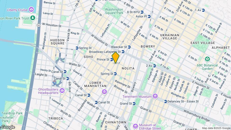 97 Crosby St Map and Location Details