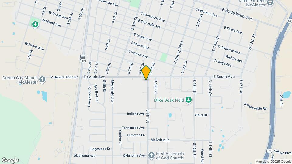 1305 S 9th St Map and Location Details