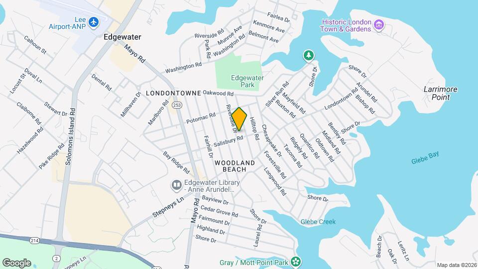 408 Salisbury Rd Map and Location Details