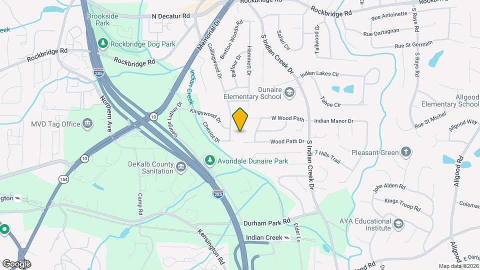 3800 W Wood Path Mapa y Detalles de la Ubicación