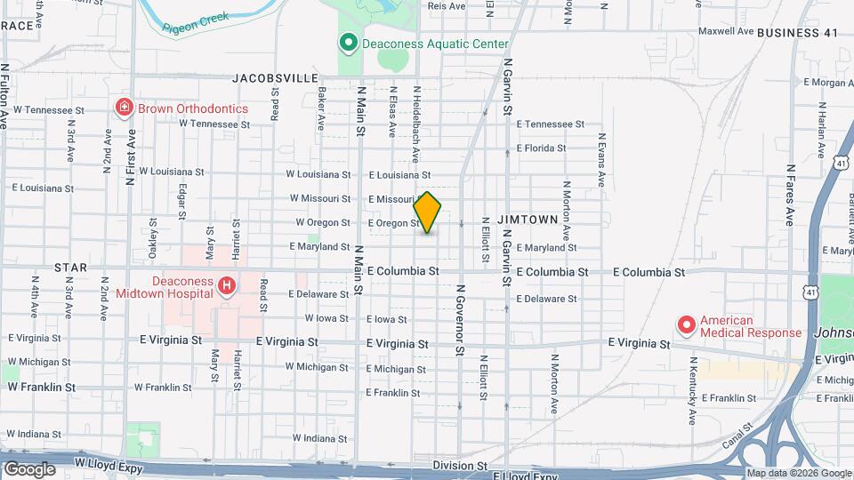 212 E Maryland St Map and Location Details