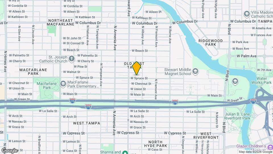 2119 W Spruce St Map and Location Details