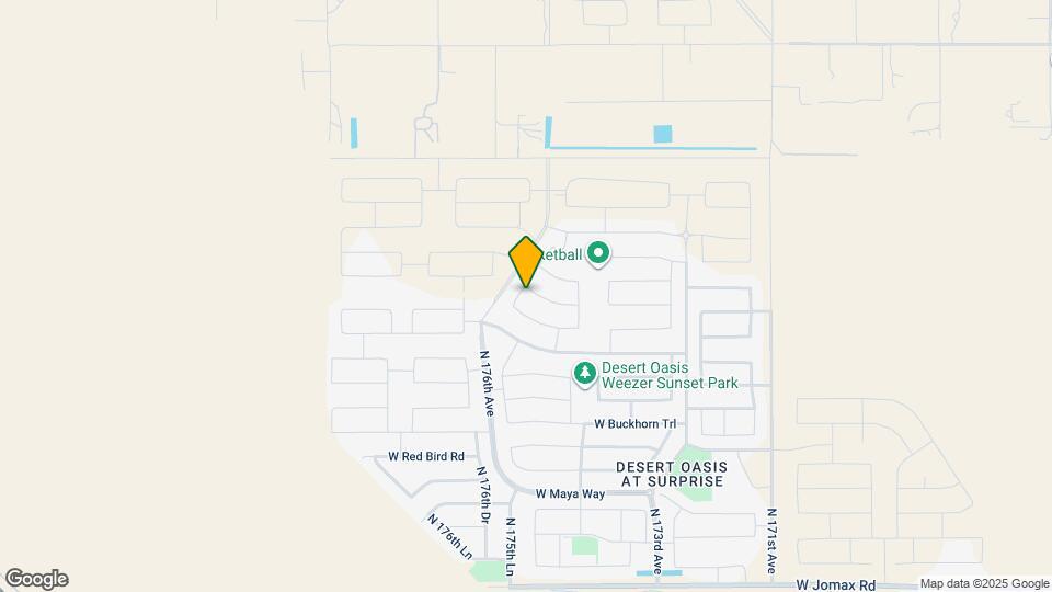 17555 W Hedgehog Pl Map and Location Details