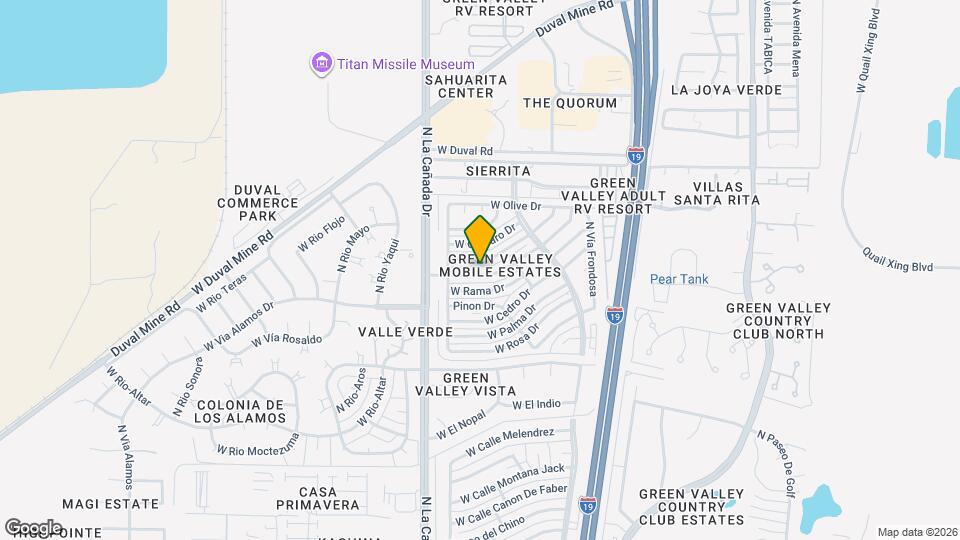 264 W Aliso Dr Map and Location Details