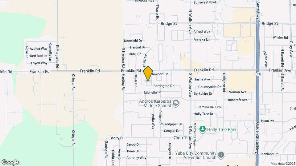 181 Yorkshire Way Map and Location Details