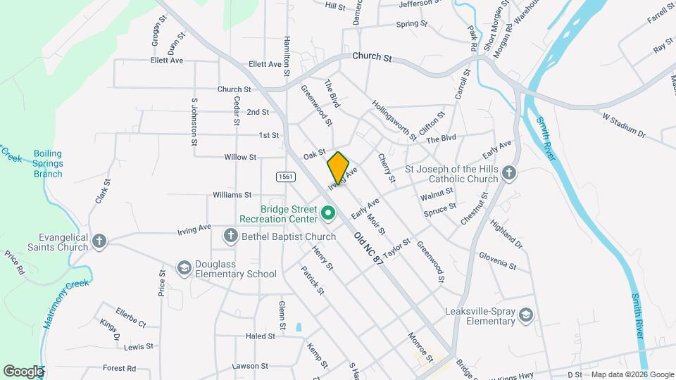 704 Irving Ave, Unit #A Map and Location Details