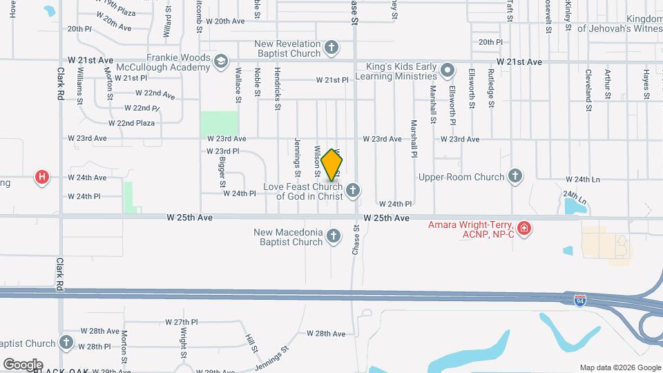 2414 Waite St Map and Location Details