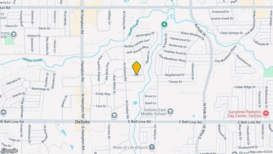 524 E Lanett Dr Mapa y Detalles de la Ubicación