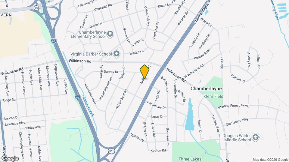 6013 Brookfield Rd Map and Location Details