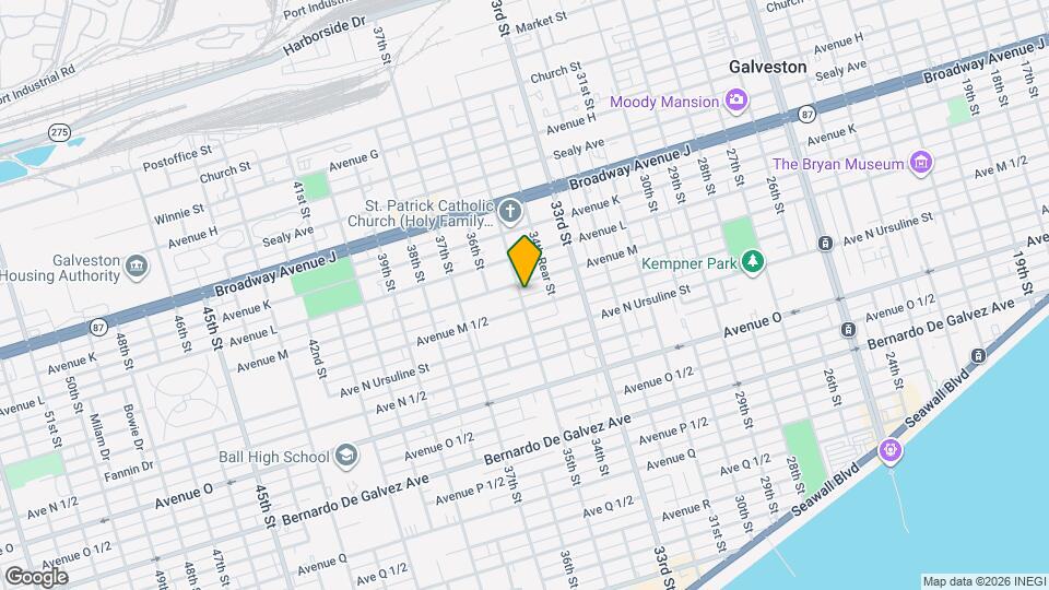 1312 35th St Map and Location Details