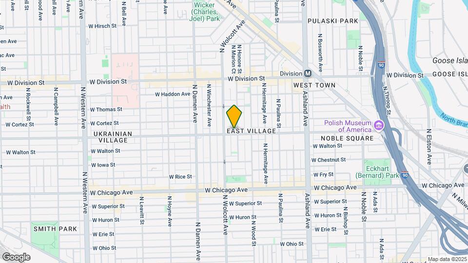 1836 W Augusta Blvd Map and Location Details