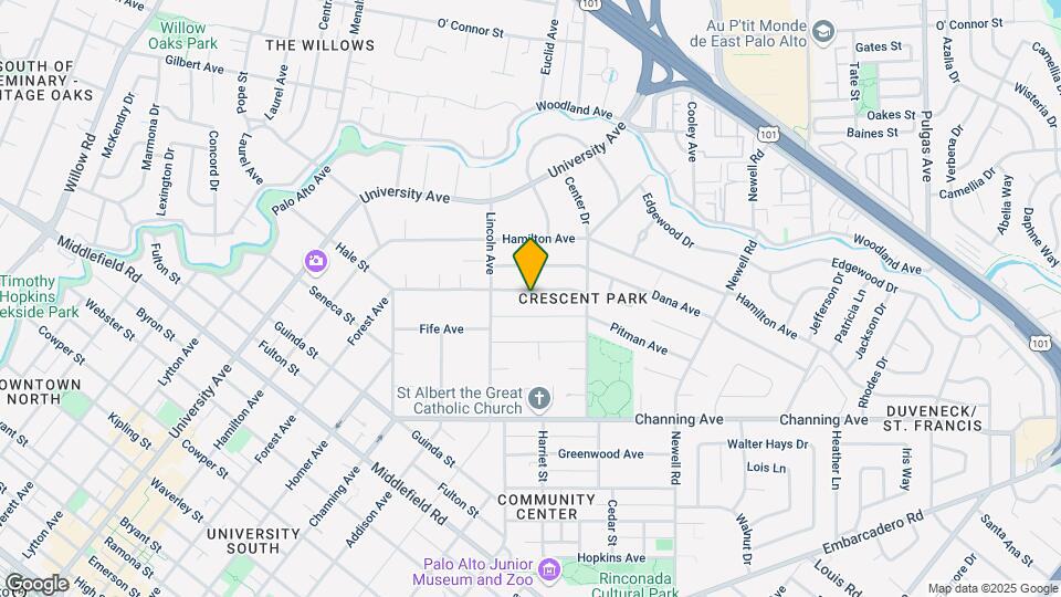 1284 Forest Ave Map and Location Details