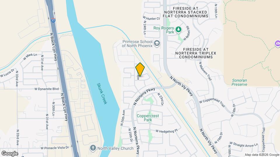 2436 W Silver Sage Ln Map and Location Details