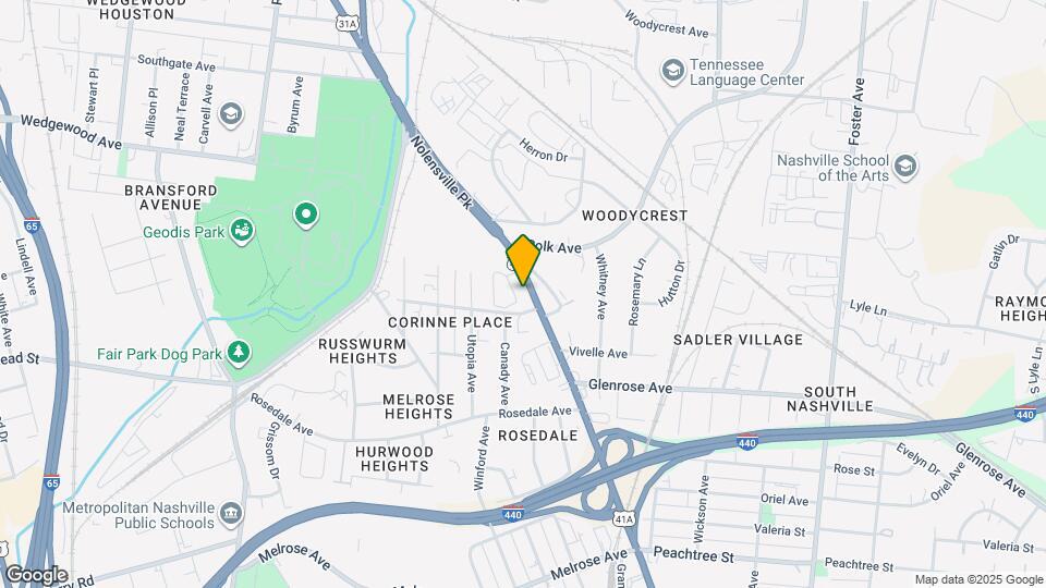 2165 Nolensville Pk Map and Location Details