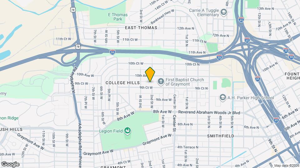 200 9th Ct W Map and Location Details