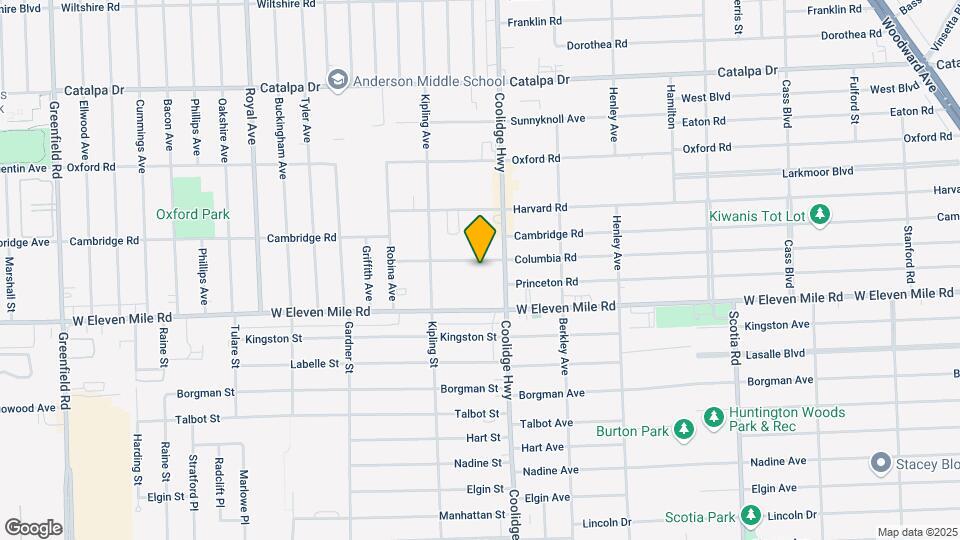 2581-2599 Columbia Rd Mapa y Detalles de la Ubicación