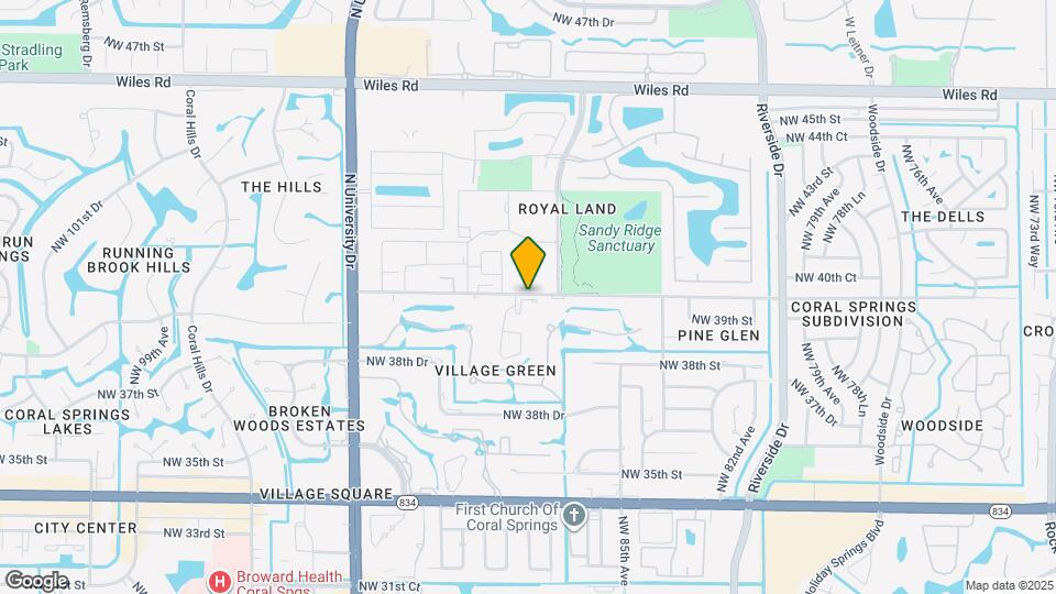 8740 NW 40th St Map and Location Details