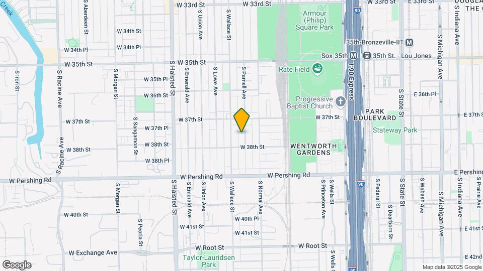 3736 S Parnell Ave Map and Location Details