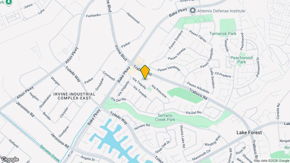 24652 Vía Raza Map and Location Details