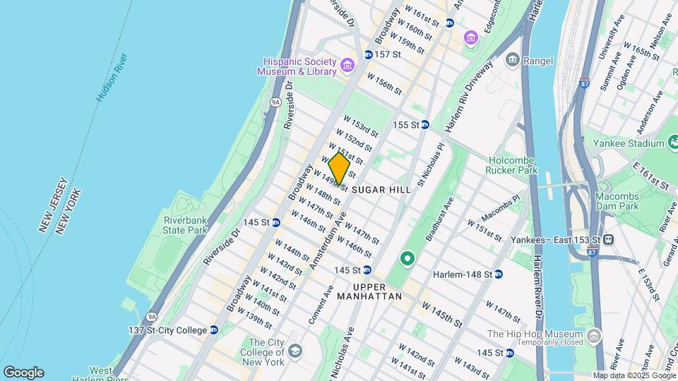 510 W 149th St Mapa y Detalles de la Ubicación