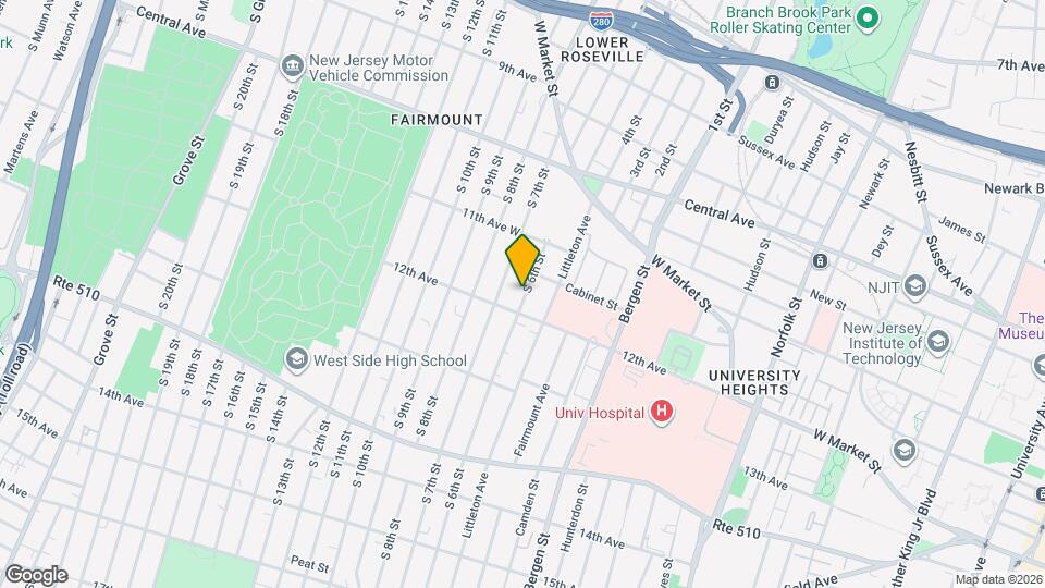 103 S 6th St, Unit 1 Map and Location Details