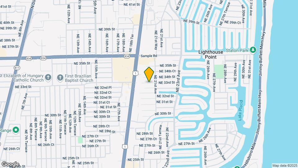 1996 NE 33rd St Map and Location Details