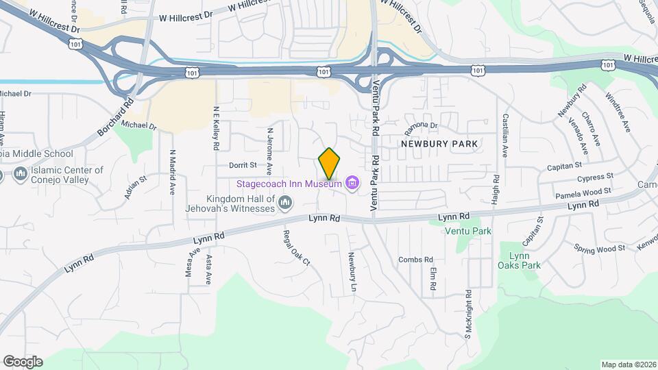 1648 Meadowglen Ct Map and Location Details