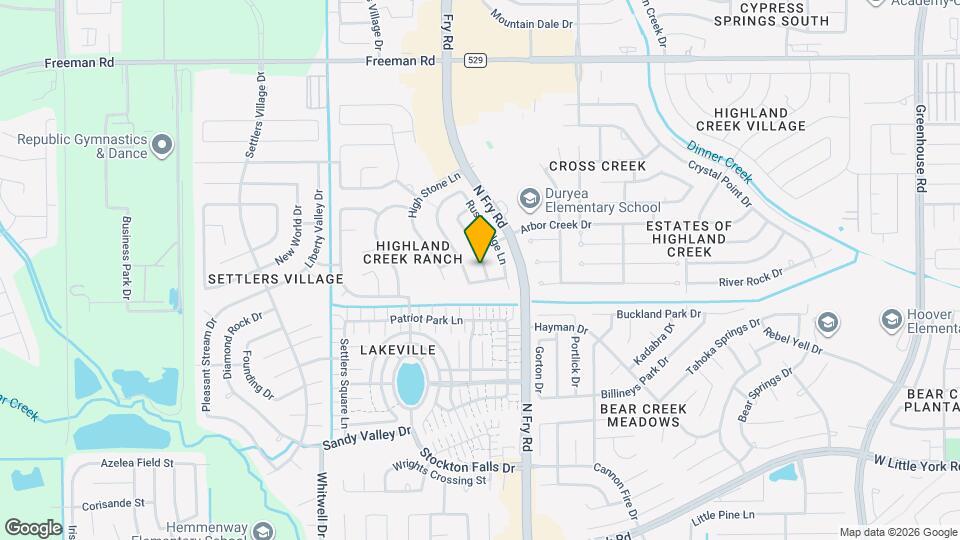 6615 Windy River Ln Map and Location Details