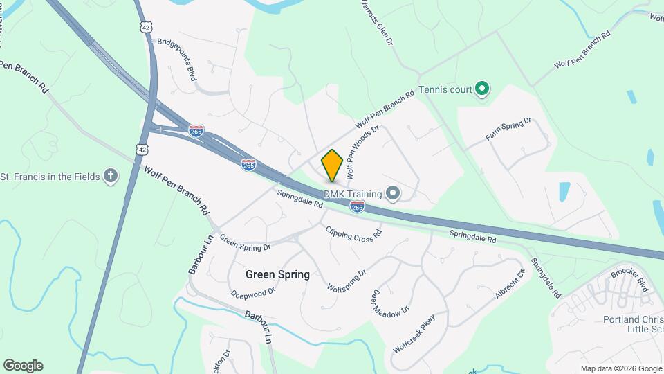 5304 Wolfpen Woods Dr. Map and Location Details