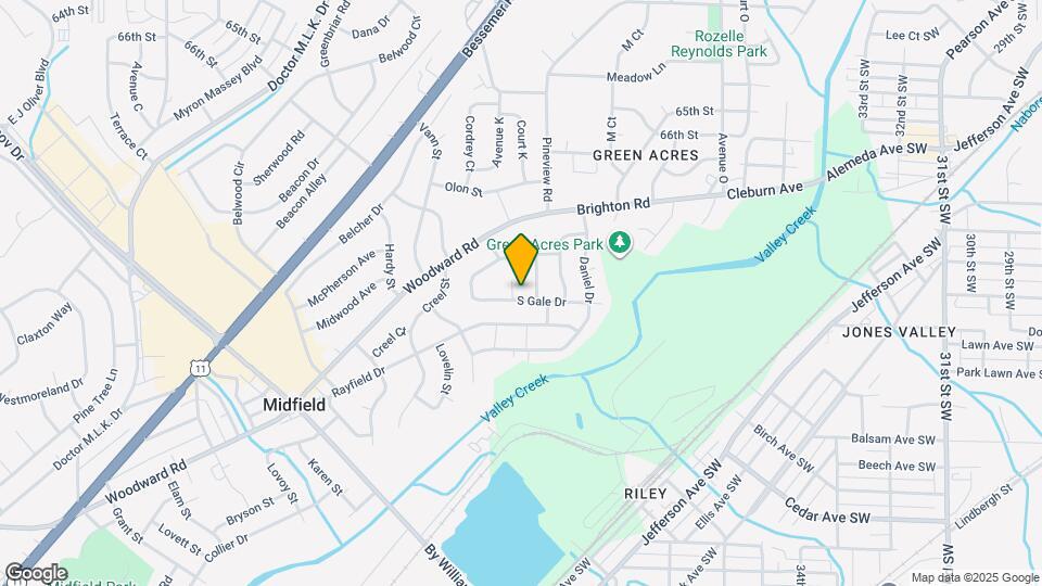 1112 S Gale Dr Map and Location Details