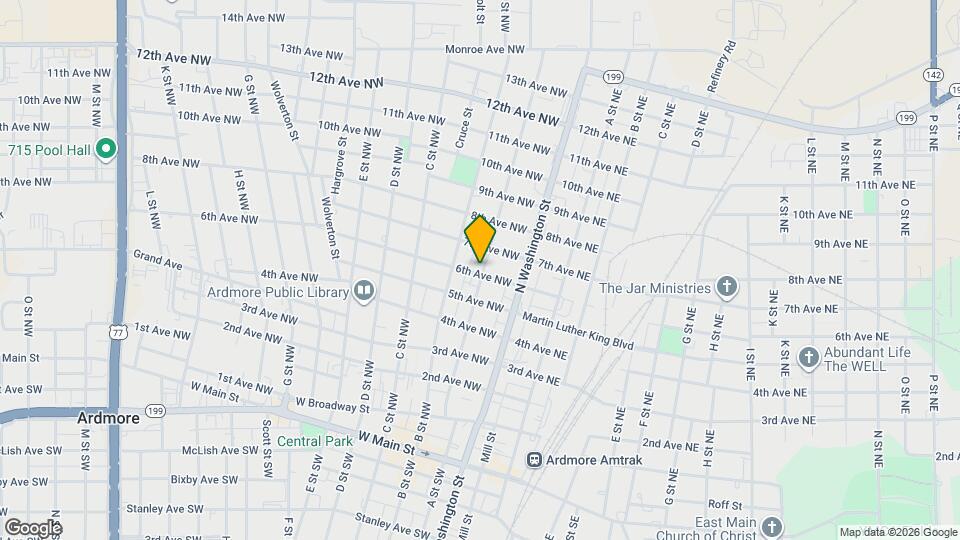 601 A St NW Map and Location Details