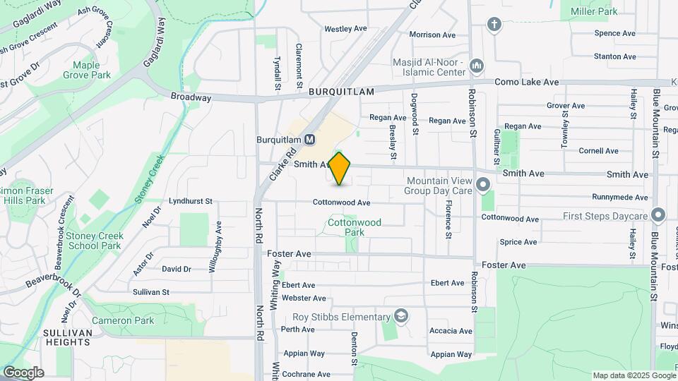 Burquitlam Apartment Map and Location Details