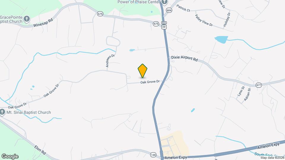 162 Oak Grove Dr Map and Location Details