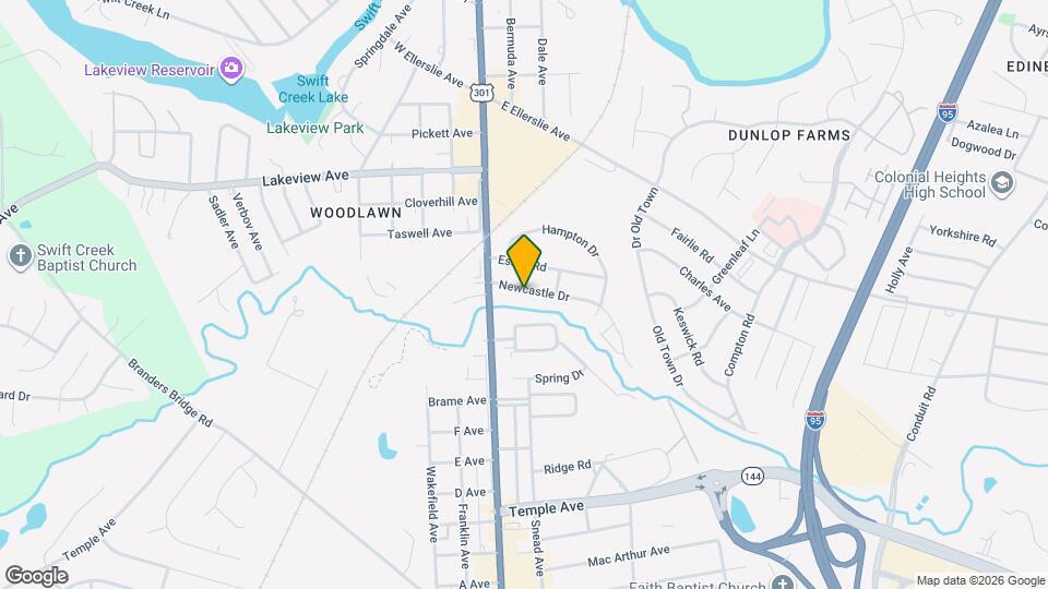 107 Newcastle Dr Map and Location Details