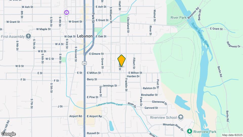 1451 Hiatt St-Unit -1453 Hiatt St Map and Location Details