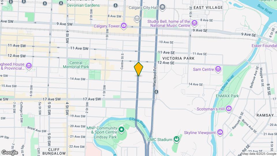 1318 1st St SE Map and Location Details