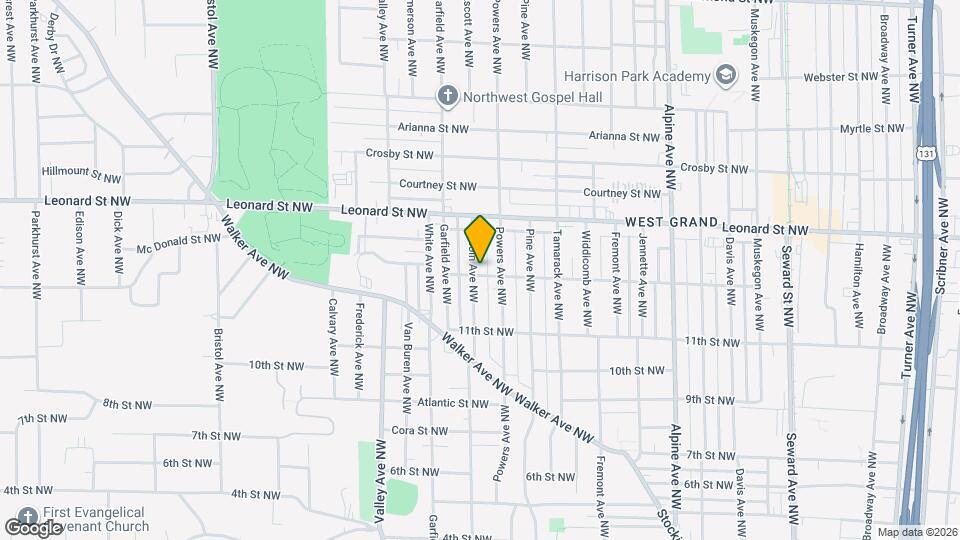 1100 Lincoln Ave NW Mapa y Detalles de la Ubicación